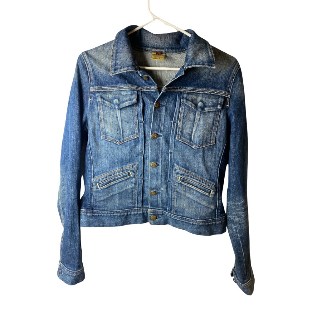 Vintage Lucky Brand denim utility jacket, size small